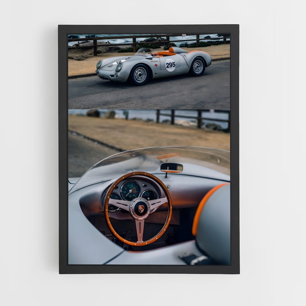Poster 550 Spyder Éblouissant – affiche Porsche (vue 2)
